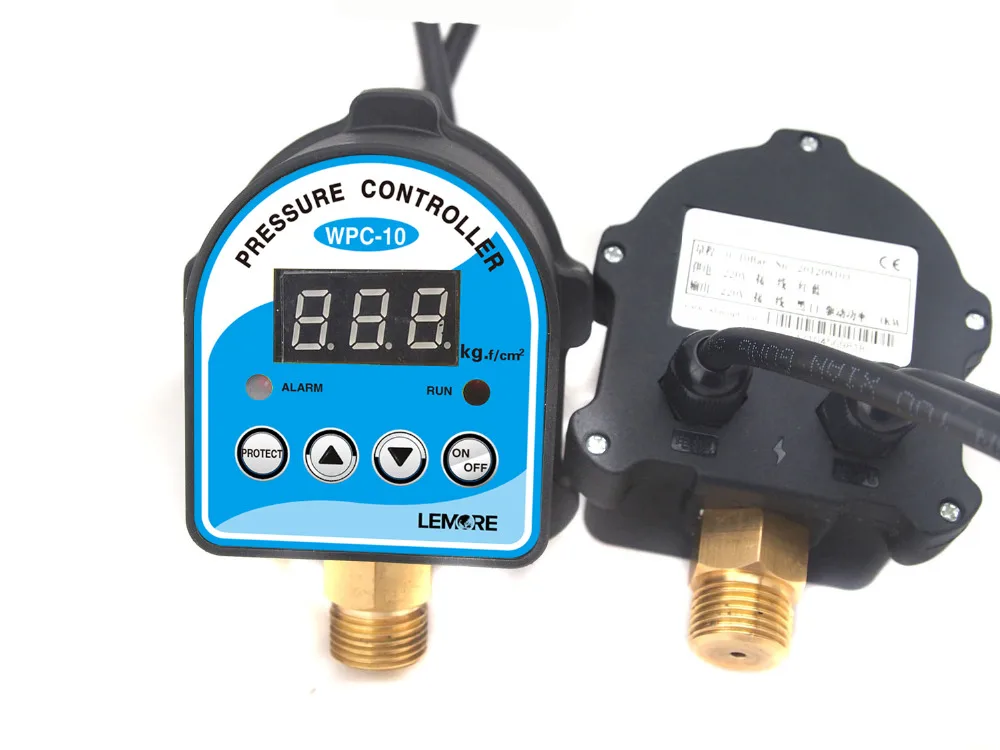 Digital Pressure Control Switch Electronic Intelligent WPC-10 Digital Display Pressure Controller G1/2