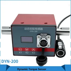 DYN-200 0.1N.M-100N.M within 5000RPM RS485  Computer  on line Dynamic Torque Sensor rotary sensor