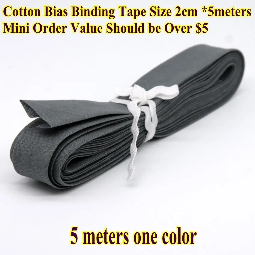 100% Cotton Folded Bias Binding Tape 20mm Width 3/4\