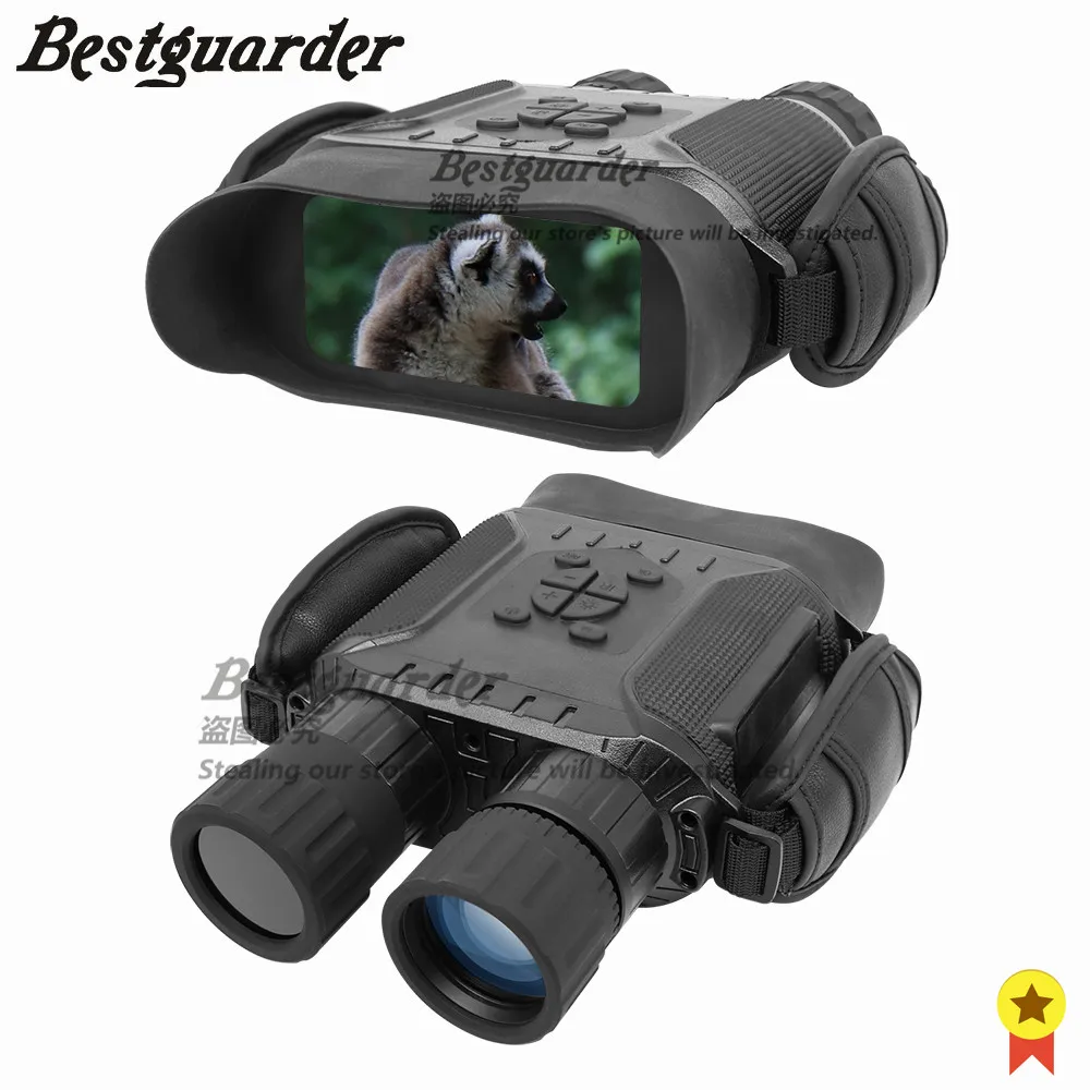 

Bestguarder Monocular 5x Zoom Large Widescreen Night Vision 400m IPX4 32G TF 850NM infrared HD IR Camera Photo Video Binoculars