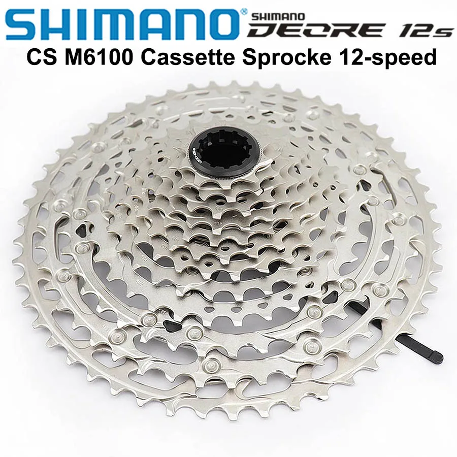 

Shimano Deore CS-M6100 Cassette Sprocke M6100 Горный велосипед свободного хода MTB 12-скоростной 10-51T