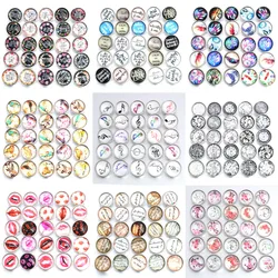 10pcs/lot Interchangeable Snap Jewelry Mixed Beautiful Letters Glass 18mm Snap Button Jewelry For Snaps Bracelet Bangles