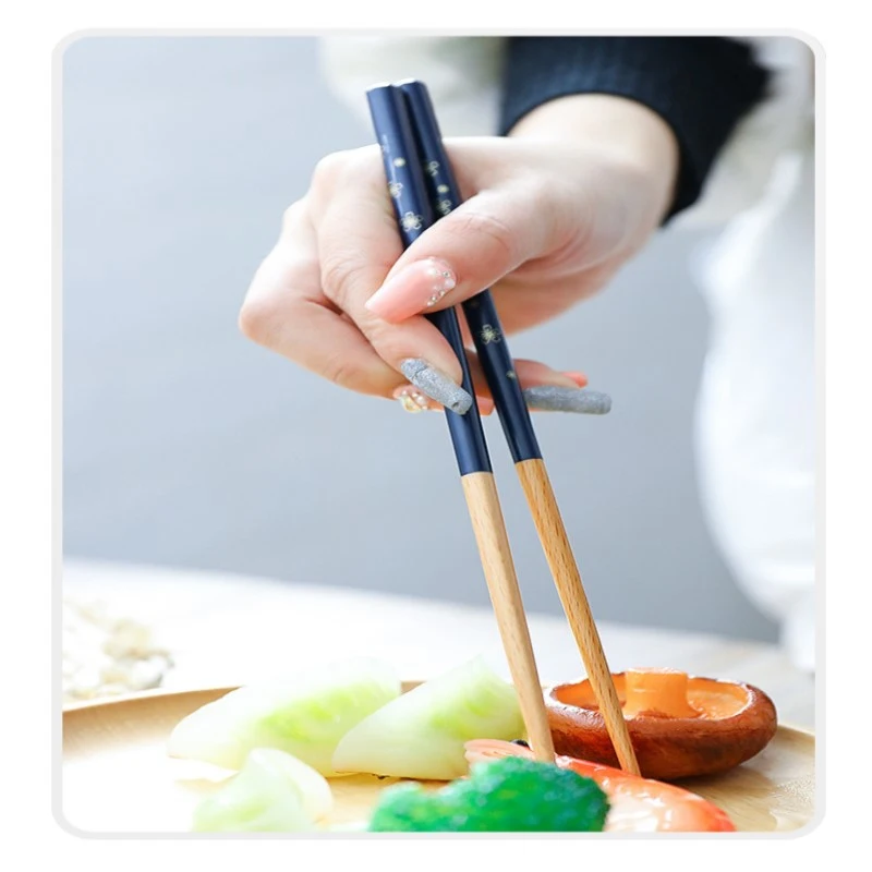 1/2/3PAIRS Natural Tableware Versatile Environmentally Friendly Sushi Chopsticks Handcrafted Reusable Bamboo Chopsticks Organic