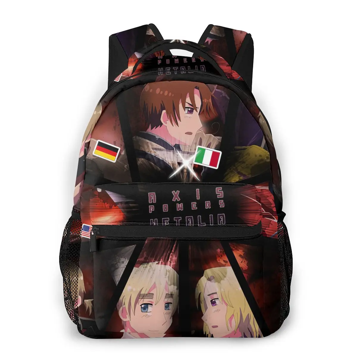 

Hetalia Backpack for Girls Boys Travel RucksackBackpacks for Teenage school bag