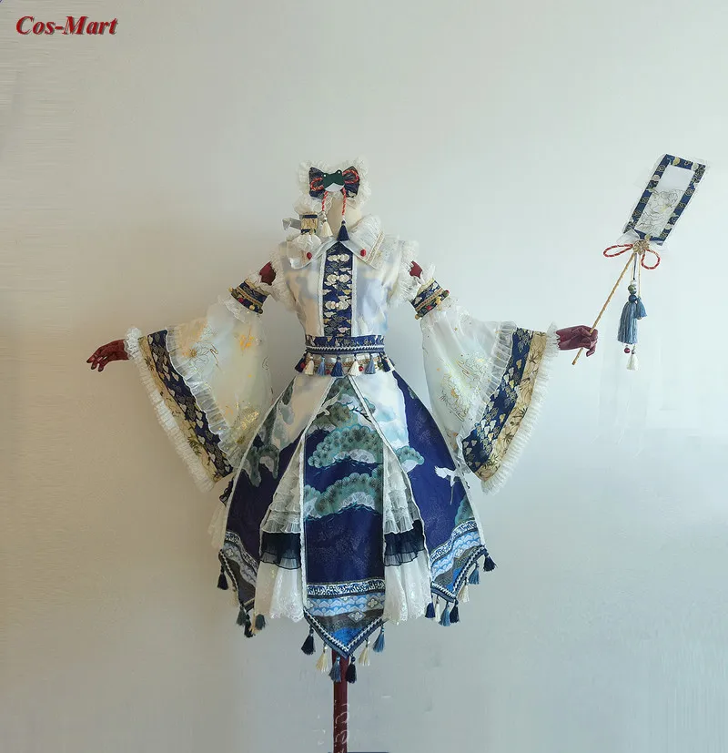 

Cos-Mart Game Touhou Project Kochiya Sanae Cosplay Costume Luxury Formal Dress Activity Party Role Play Clothing Custom-Make