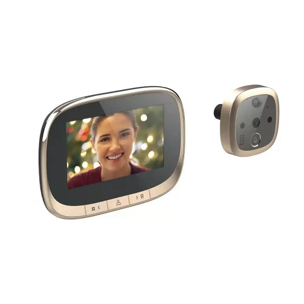 

4.3" inch LCD Door Video Record Digital Peephole Viewer IR Night Vision Camera Doorbell