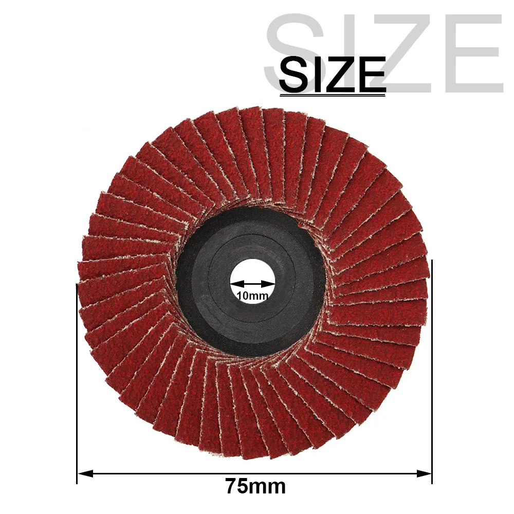 2-8 3Inch 75Mm Sập Đĩa Chà Nhám Đĩa 80 Nhám Mài Mòn Dụng Cụ Cắt Gỗ Mài Bánh Xe lưỡi Dao Cho Máy Mài Góc Đánh Bóng