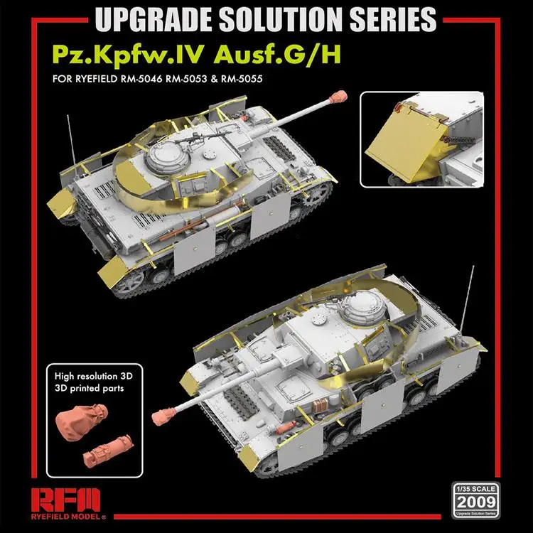 

RYEFIELD RM2009 1/35 Scale UPGRADE SOLUTION SERIES Pz.Kpfw.IV Ausf.G/H