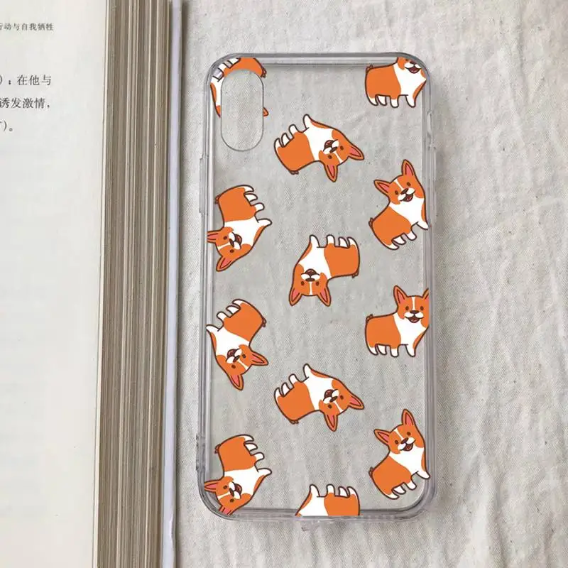 Cute Corgi Butt Animal Puppy Phone Case for iPhone 11 12 13 mini pro XS MAX 8 7 6 6S Plus X 5S SE 2020 XR case