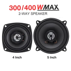 Altoparlante Stereo per auto da 1 pezzo 4 5 pollici 300W Audio a 2 vie per auto HiFi musica suono altoparlante coassiale suono automobilistico a piena frequenza