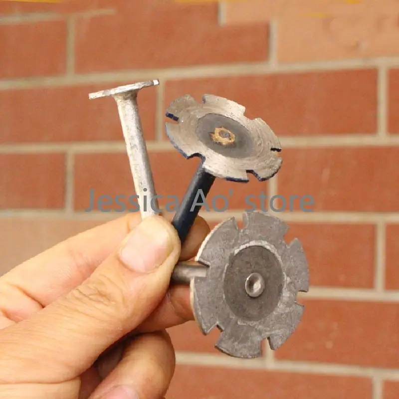 6pcs 20-40mm diamante sinterizzato circolare lame a forma di fiore disco da taglio a secco agata pietra granito lama da taglio utensile elettrico