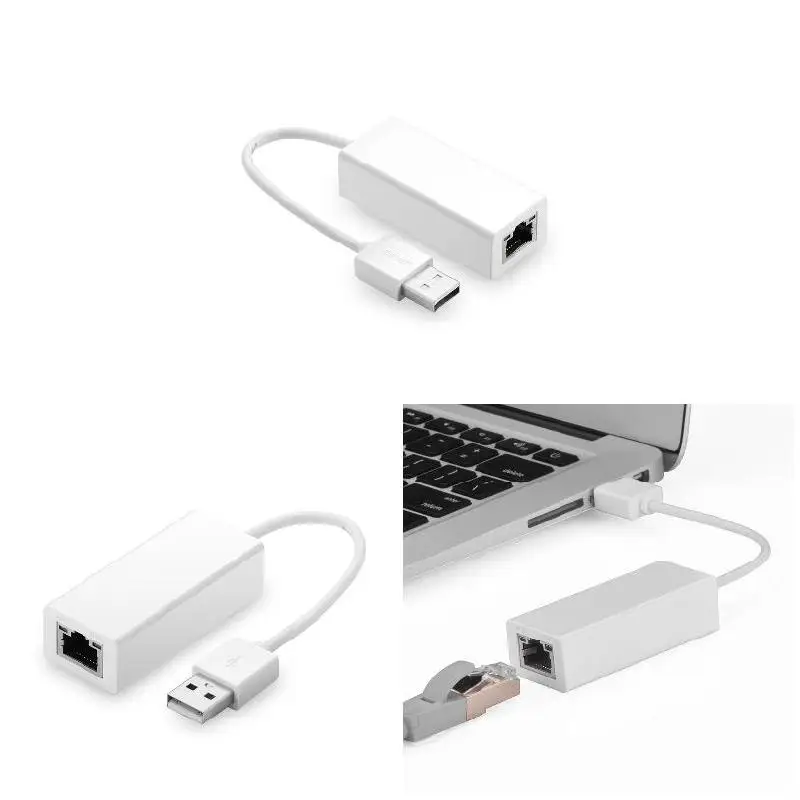 USB 2.0 to RJ45 Ethernet Adapter Lan Networks 10/100 Mbps for Macbook Win7 Network Card