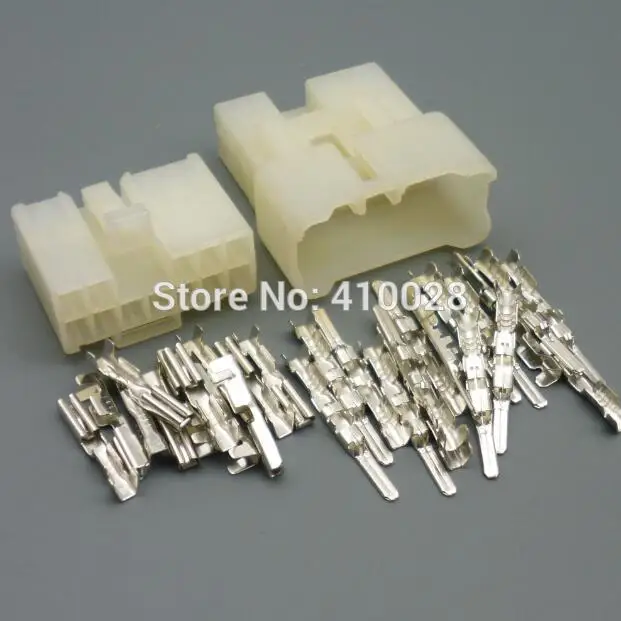 worldgolden 5/30/100sets 2.3mm 12p  male female  kit auto wire housing connector 7122-1210  7123-1210