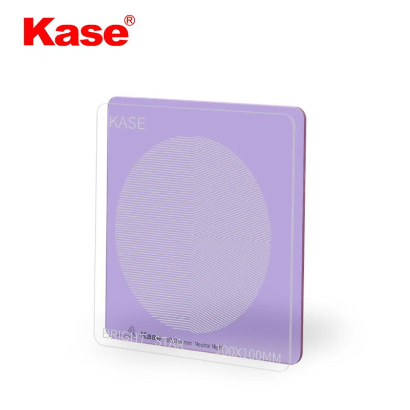 Kase KW 100x100mm Neutral Night ( Light Pollution ) Filter with Star Focusing Filter 2 in 1 Night Kit