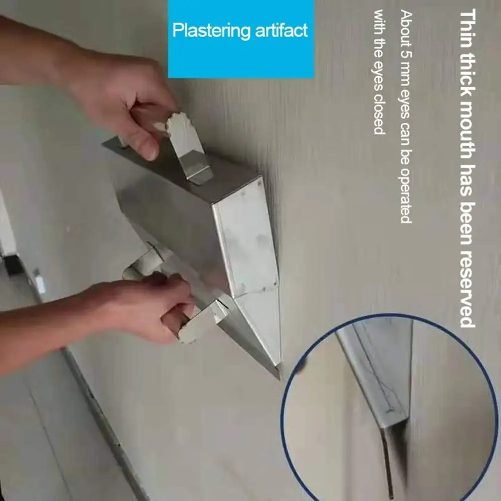 Stainless Steel Wall Plastering Tools Cement Tool Tweezers Scraper Wall Construction Scraper Bricklayer Tools