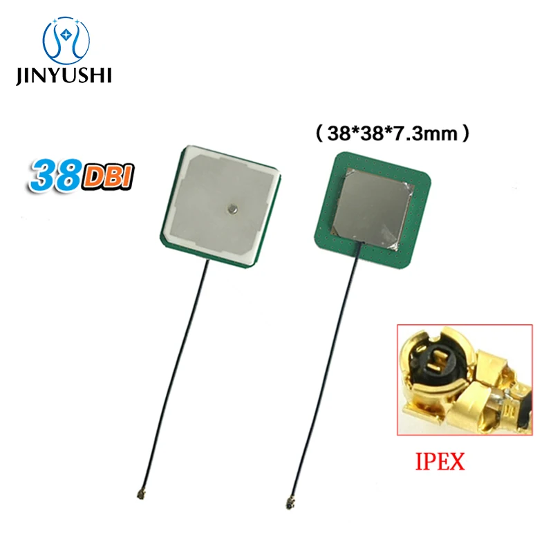 GPS antenna BDs Built-in active ceramic antenna 10cm Cable Strong High gain 38dBi 38mm RHCP IPEX U.FL For UAV Aerial positioning