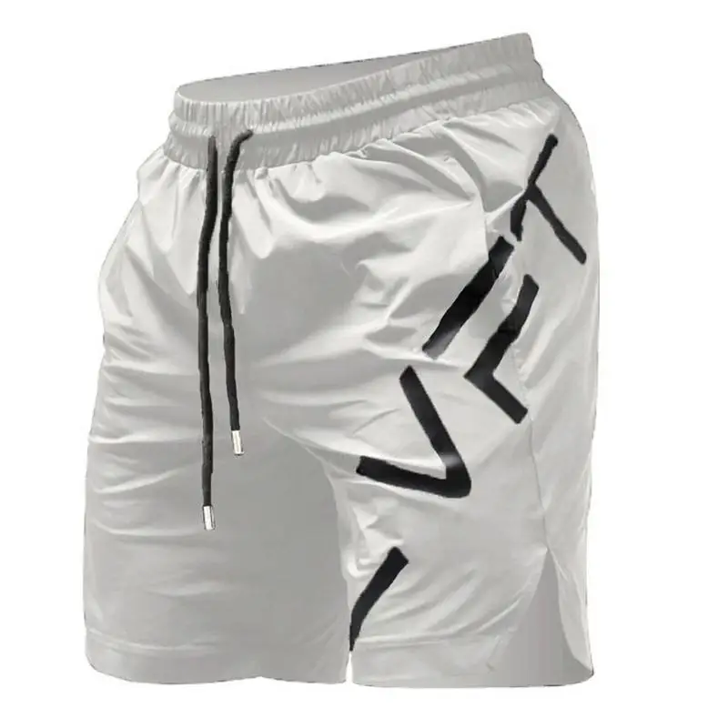 Pantalones cortos deportivos informales para hombre, Shorts de secado rápido, con cintura elástica, para correr, de uso diario, para verano