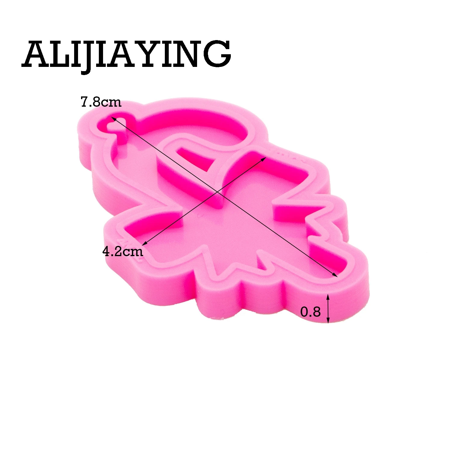 DY0185 Shiny Christmas Candy bow mold DIY keychain silicone molds craft keyring pendant jewelry keychains mould epoxy resin