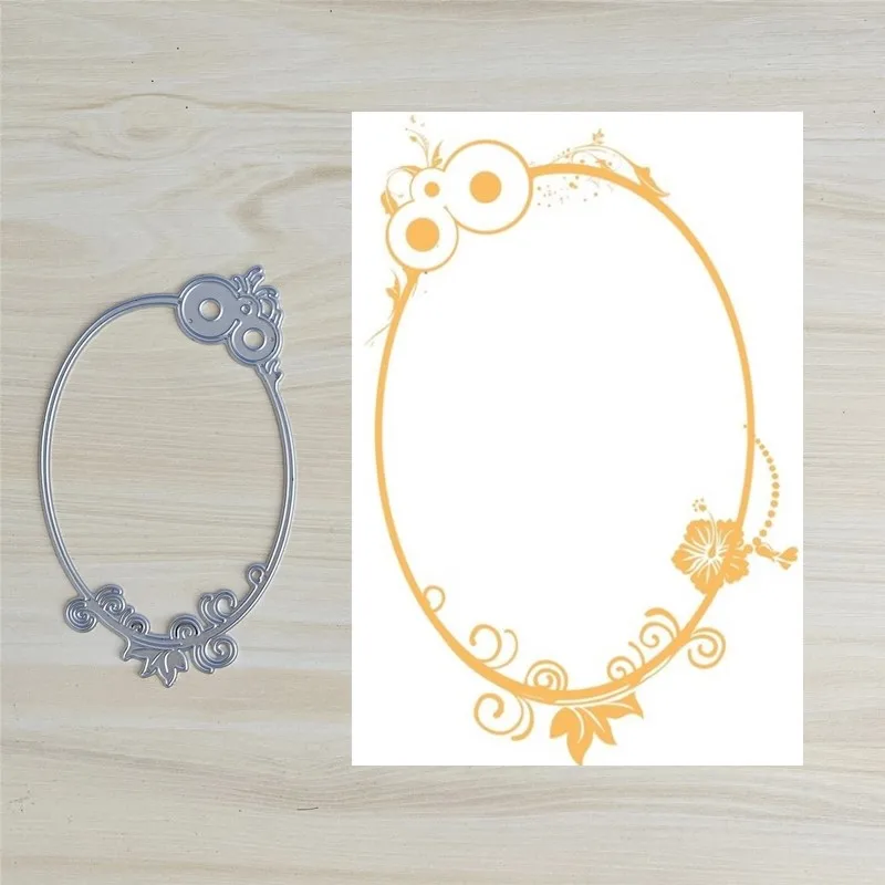 

Round Wreath Metal Cut Dies Stencils for Scrapbooking Stamp/Photo Album Decorative Embossing DIY Paper Cards