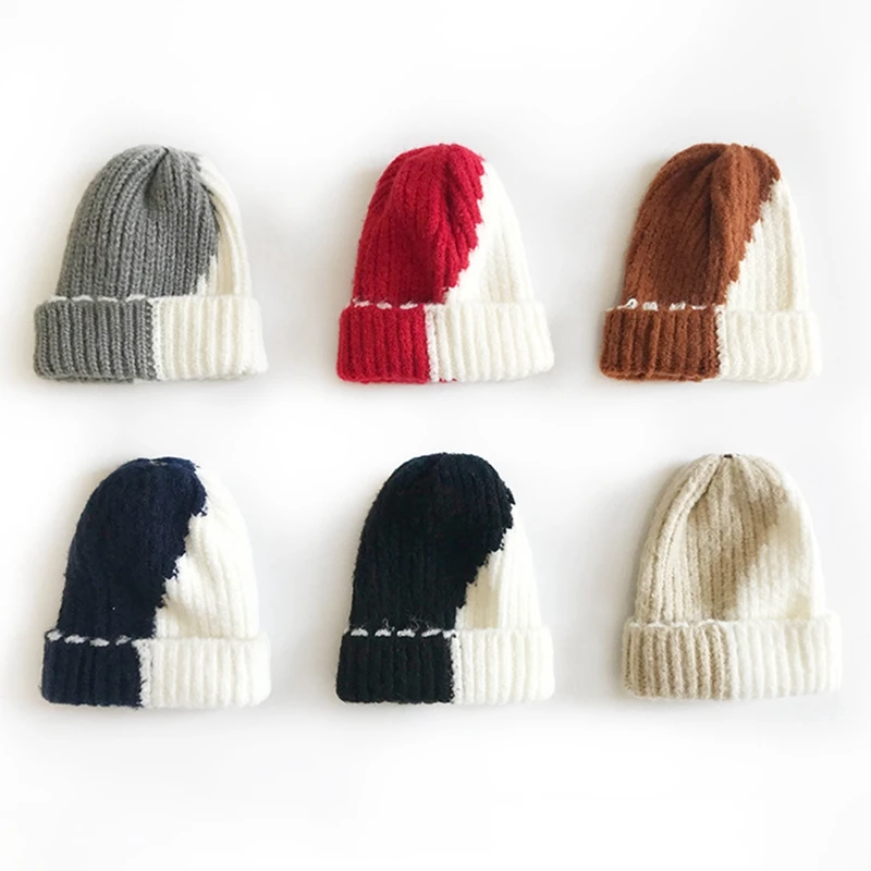 Kids Winter Hat Kids Winter Hat Knitted wool Novelty Elastic Knit Beanie Hat Warm Hat Beanie Cap