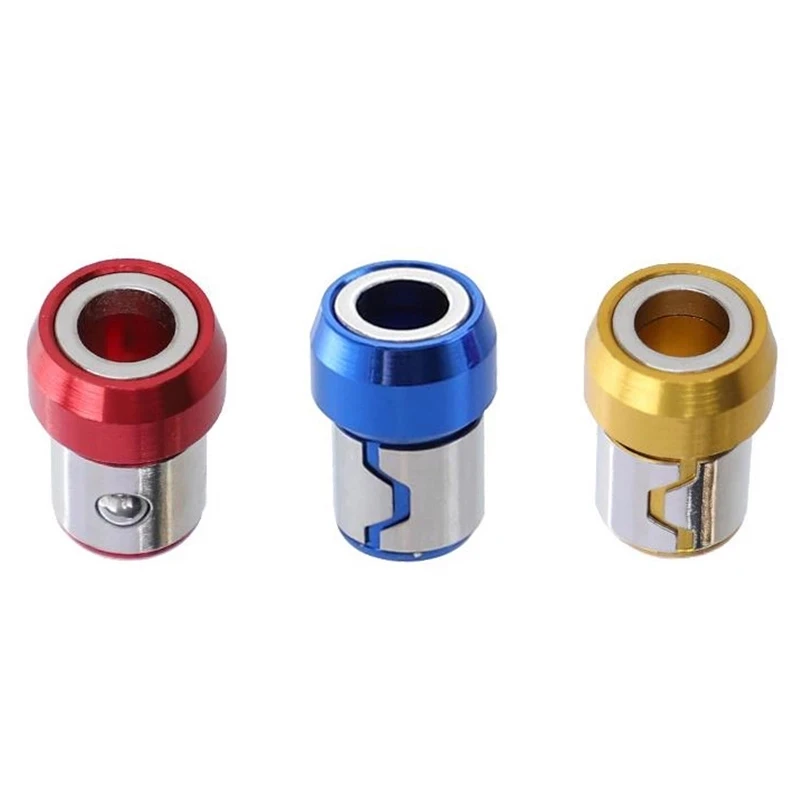 6.35mm Universal Magnetic Ring Alloy Magnetic Ring Screwdriver Bit Anti-corrosion Strong Magnetizer Drill Bit Magnetic Ring Tool