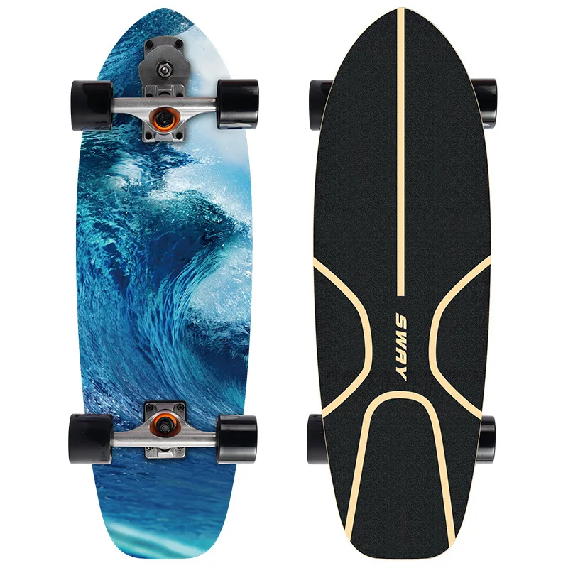 

Land Surfboard S7 Steering Smooth Surfing Surfskate Board Land Surf Skate Board Fish Board Longboard Surf Land Skateboard