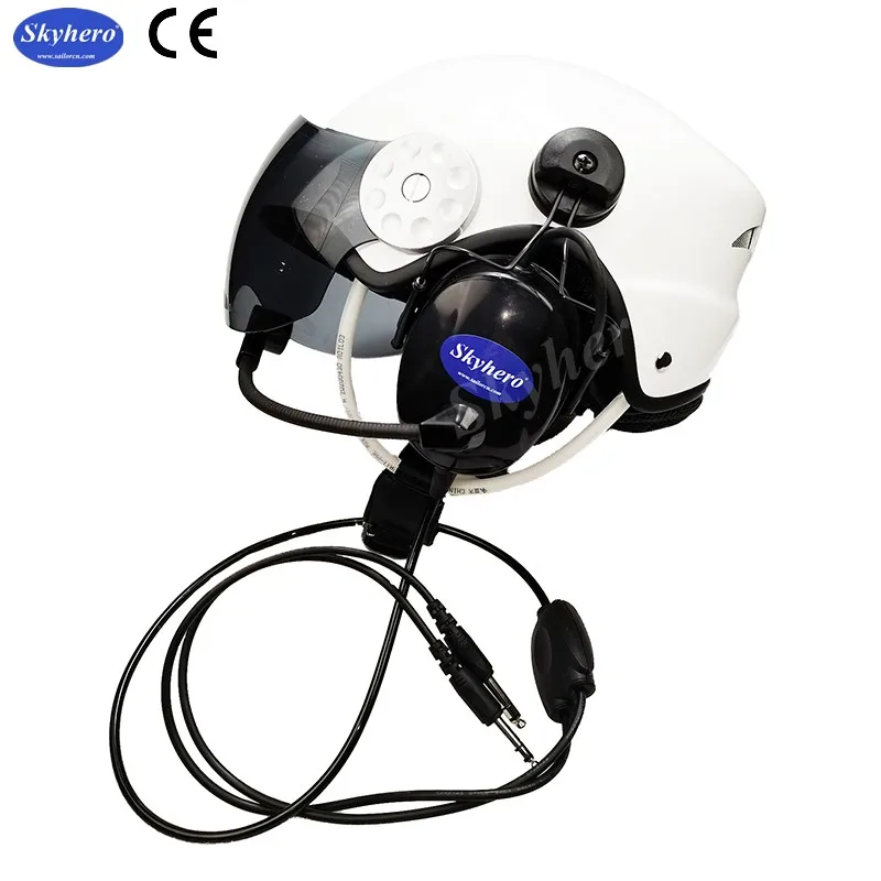 

Paramotoring CE EN966 Standard Noise Cancelling Paramotor Helmet, PPG Helmet, High Quality Aircraft Helmet