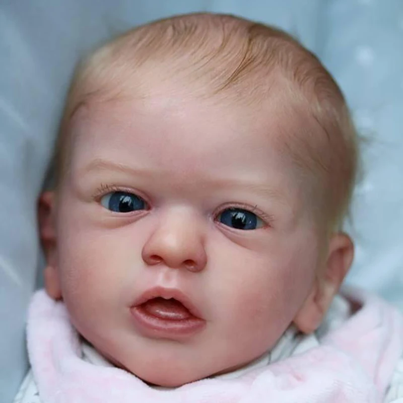 Diy Kit 20Inch Reborn Doll Kit Aleyna Popular Cute Face Fresh Color Soft Touch With Coa (Body Cloth+limbs+head)