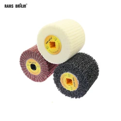 1 piece 120*100*19mm Non-woven Satin Mop wheel Polishing Striping Wheel for Stainless Steel