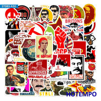 50Pieces Russia Stalin USSR CCCP Mixed Art Retro Slogan Stickers for Phone Scrapbook Luggage Car Motorcycle Laptop Sticker Toys