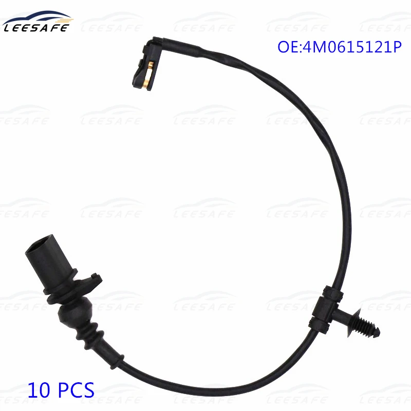 10pcs Rear Brake Pad Wear Sensor 4M0615121P for AUDI Q7 4MB Volkswagen 4V1 Brake Pad Wear Warning Contact OEM NO 4M0 615 121P