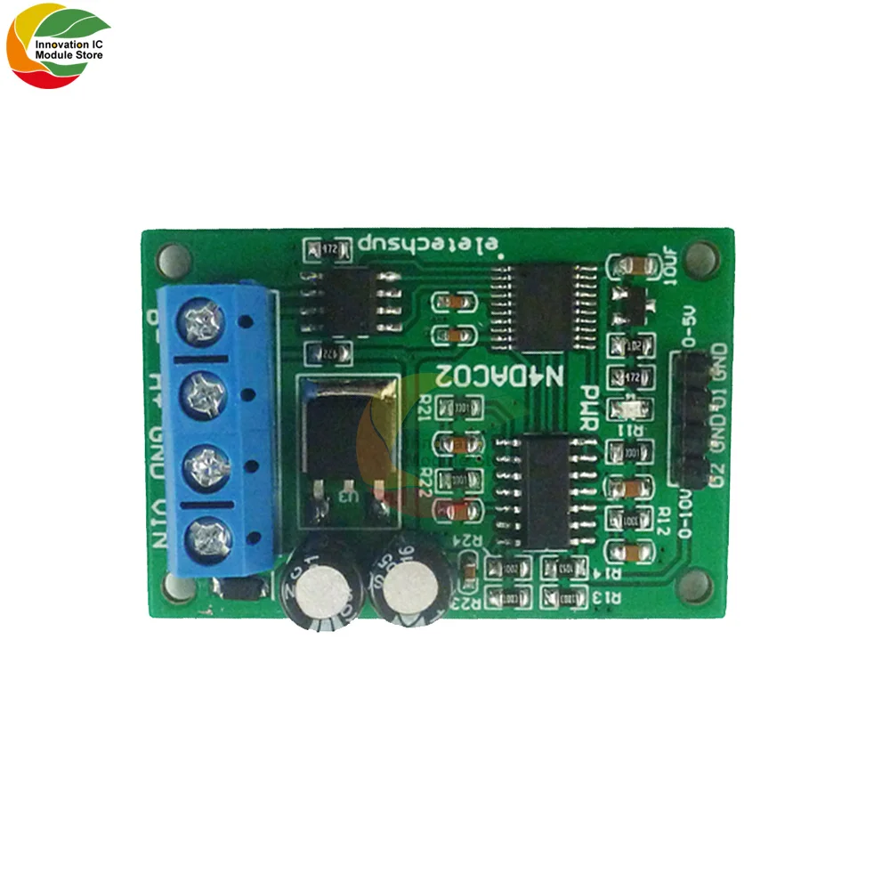 Ziqqucu DC 12V DAC Module RS485 to 4-20MA/0-20MA Current Signal Generator PWM to Current to Analog Converter Modbus RTU Module