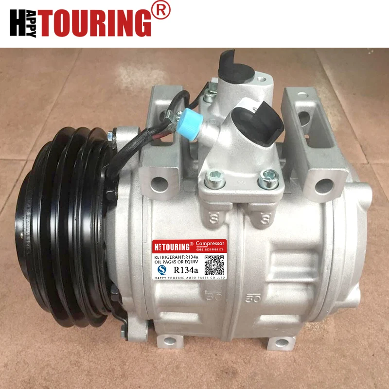 Auto Conditioning Compressor 10P30C 12V/24V for Toyota Coaster Mini Bus 24 Volt Pulley PV2 447220-0394 88320-36560