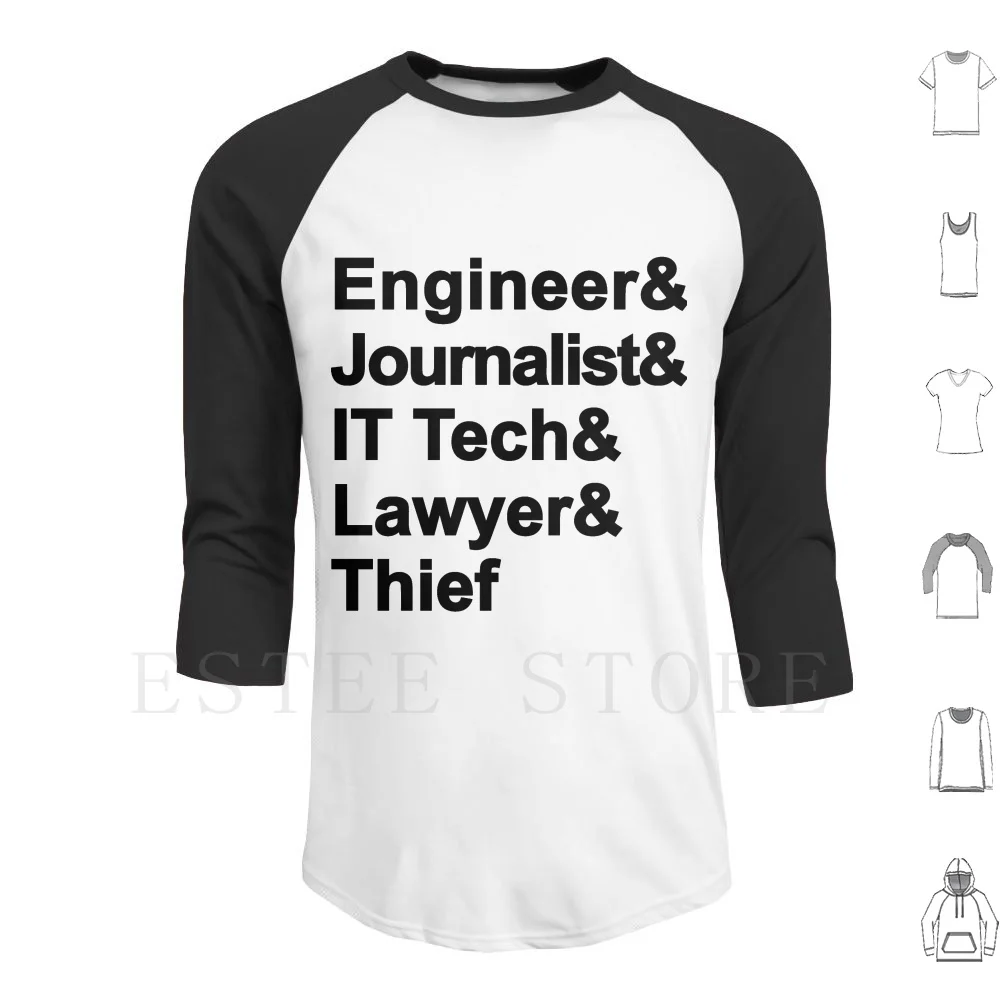 Five New Marthas Hoodie Long Sleeve Handmaids Tale The Resistance Resist Engineer Journalist It Tech Lawyer Thief Under His