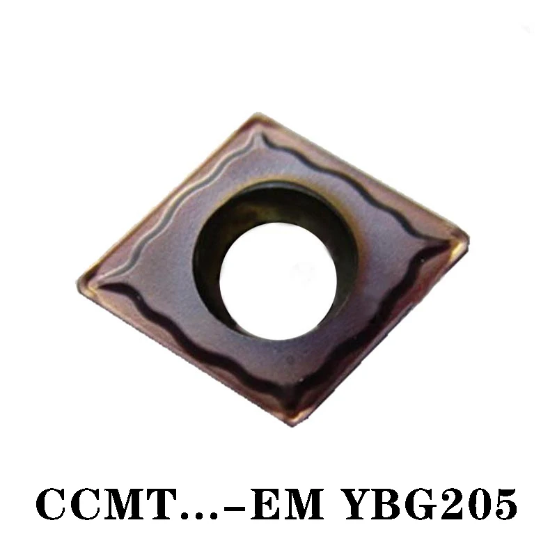 ZC-insertos de carburo de fresado para torno de CCMT060204-EM, CCMT09T304-EM CCMT Original, alta calidad, 100%, 10 Uds.