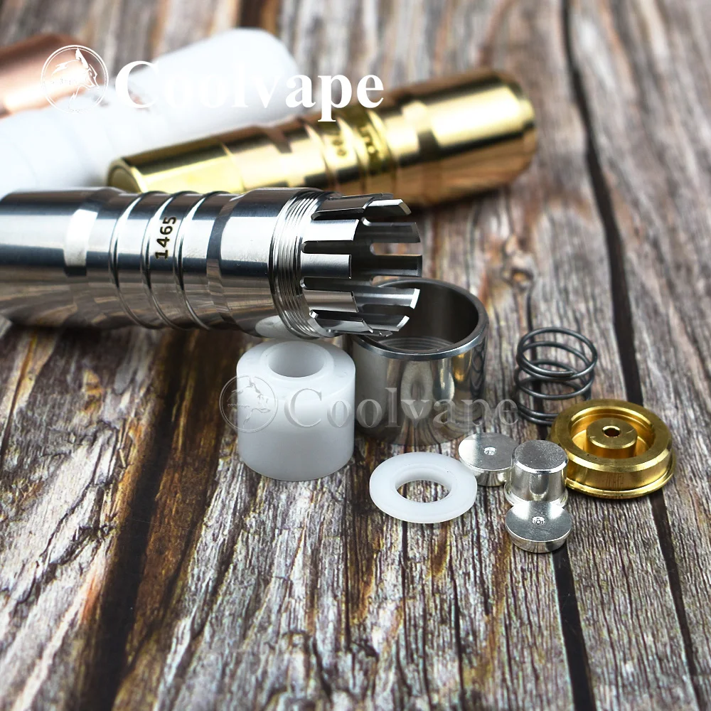 coolvape elthunder mod vape 18650/20700 batterij messing mechanische Mod e-sigaret fit pantser mods motor rda vs summon mod
