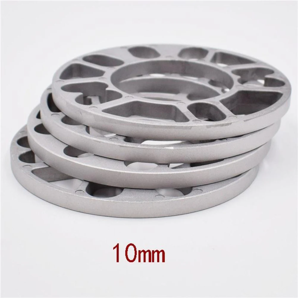 2pcs Universal 3/5/8/10mm Alloy Aluminum Wheel Spacers Shims Plate For 4/5 Stud Wheel 4x100 4x114.3 5x100 5x108 5x114.3 5x120