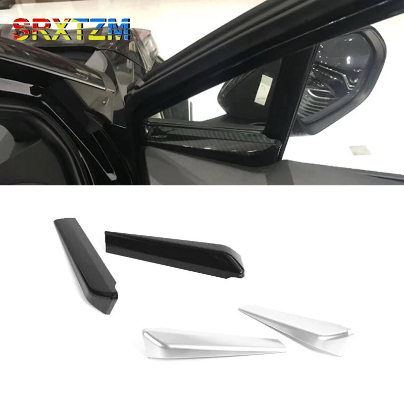 2Pcs Car Interior Front Door A Pillar Decoration Strips Cover Trim Stickers For Toyota CHR C-HR 2016 2017 2018 2019 2020