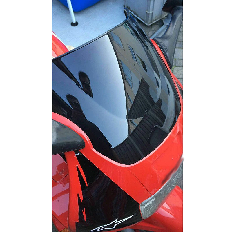 Motorcycle Double Bubble Windshield WindScreen Screen For 1991 1992 1993 1994 Honda CBR600F CBR600F2 CBR 600 F 600F F2 94 Black