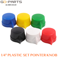 17mm ABS Plastic Set Pointer Rotary Knob For DAVIES 1400 Guitar AMP Effect Pedal Cabinet Overdrive Stomp Box 6.4mm Shaft hole