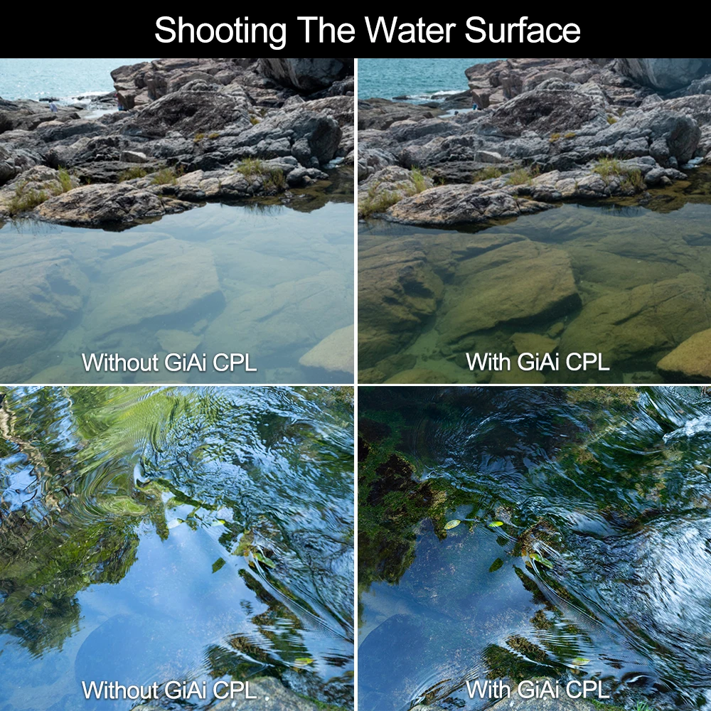 GiAi 2 في 1 الاستقطاب كثافة محايدة عدسة الكاميرا ND CPL مرشحات للهواتف الذكية الهاتف الخليوي المحمول أقراص