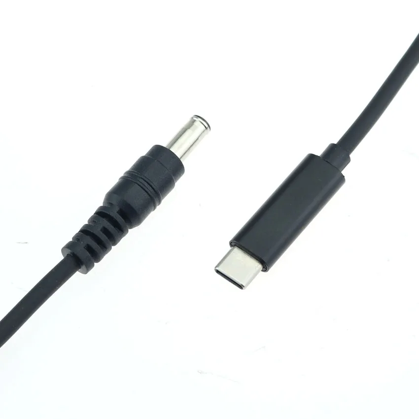 USB Loại C DC Nam PD Cáp Sạc Dây Nguồn Adapter Dc Jack Cắm Cáp Chuyển Đổi Dành Cho Lenovo Asus Dell sạc Laptop Hp