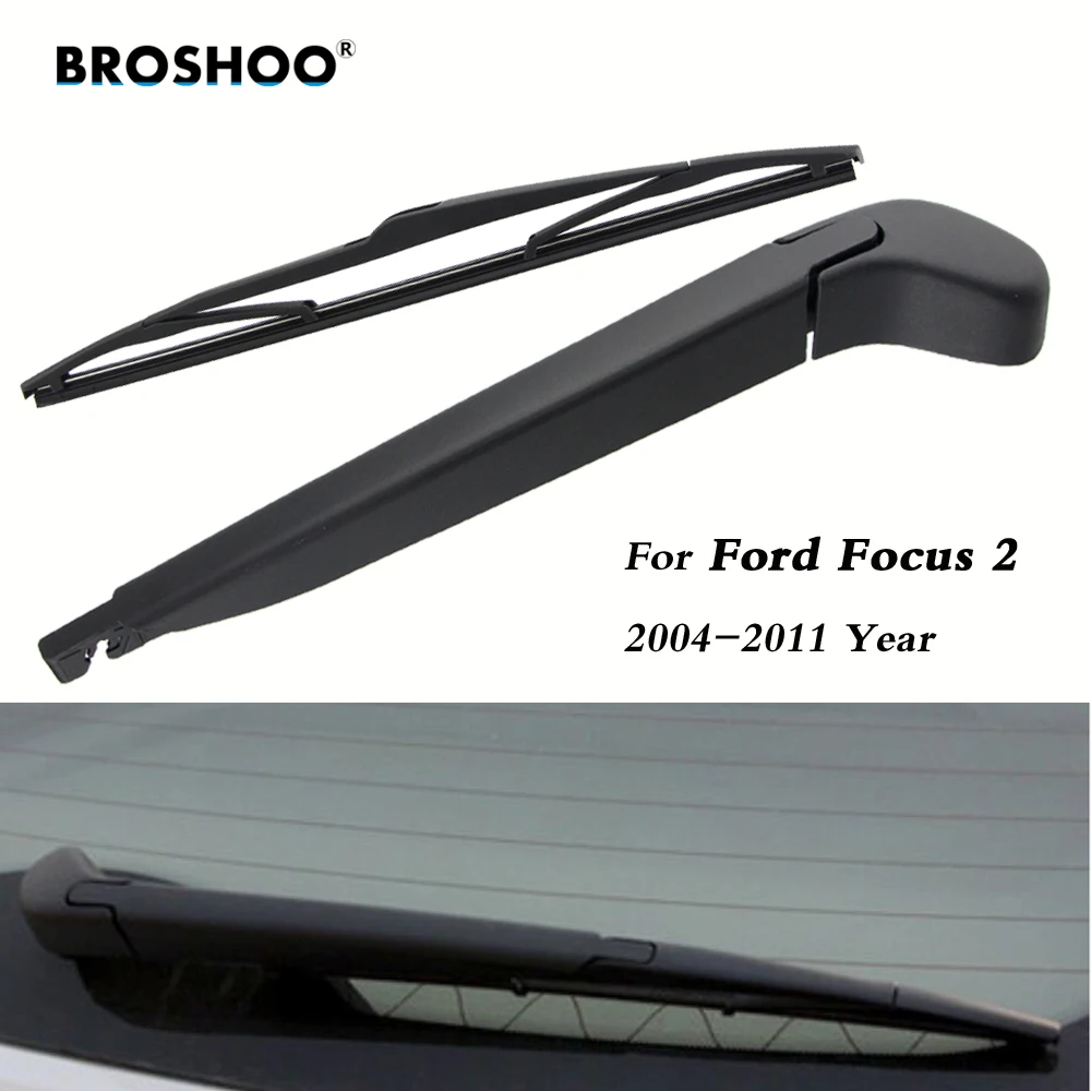 BROSHOO Car Wiper Blades Rubber Windscreen Rear Wipers Blade For Ford Focus 2 Hatchback 14 Inch,2004-2011, Auto Car Accessories