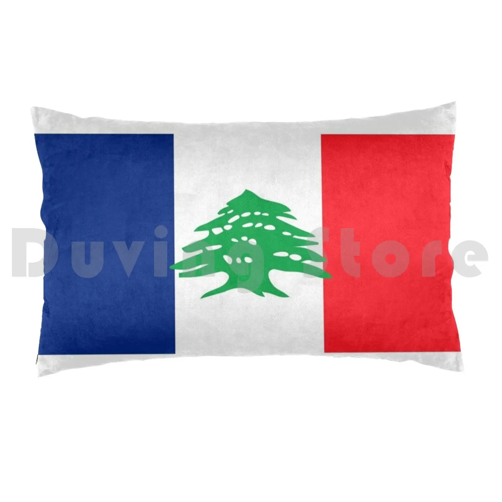 Lebanon , Beirut Pillow Case DIY 50*70 France Flag France With Lebanon Flags Flag Stand For Lebanon