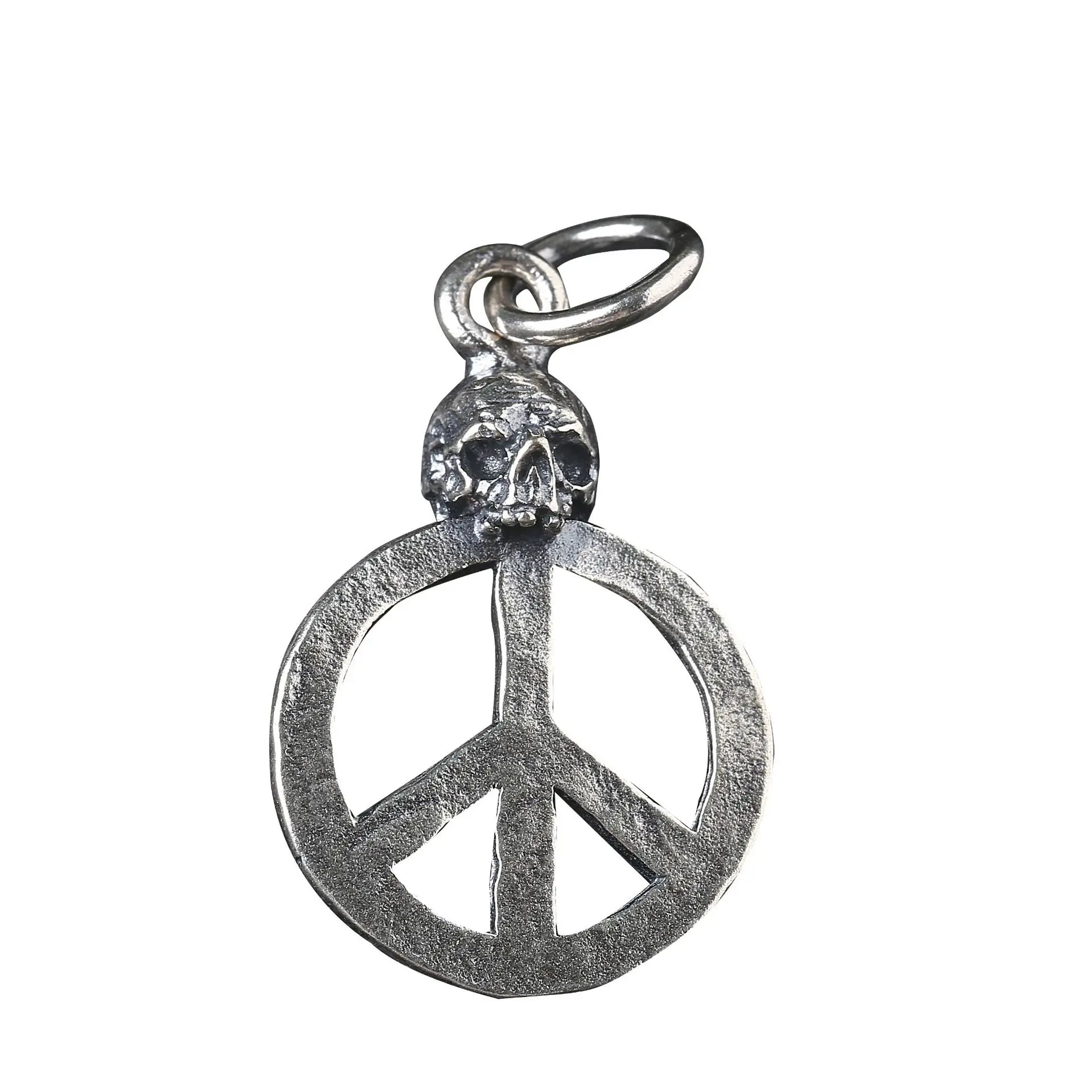 

Really 100% 925 sterling silver simple punk design dark style retro handmade old pendant