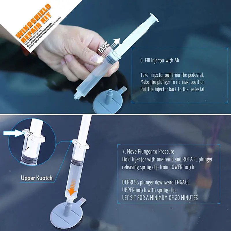 DIY Windshield Repair Kit Invisible Repair Laminated Glass Windows Strongly Permeable Hermetic Bonding Auto Repair Tool Set