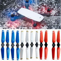 4pcs Propeller for DJI Spark Drone Quick-Release Props Folding 4730 Blades Accessories Spare Parts Wing Screw Blue red white