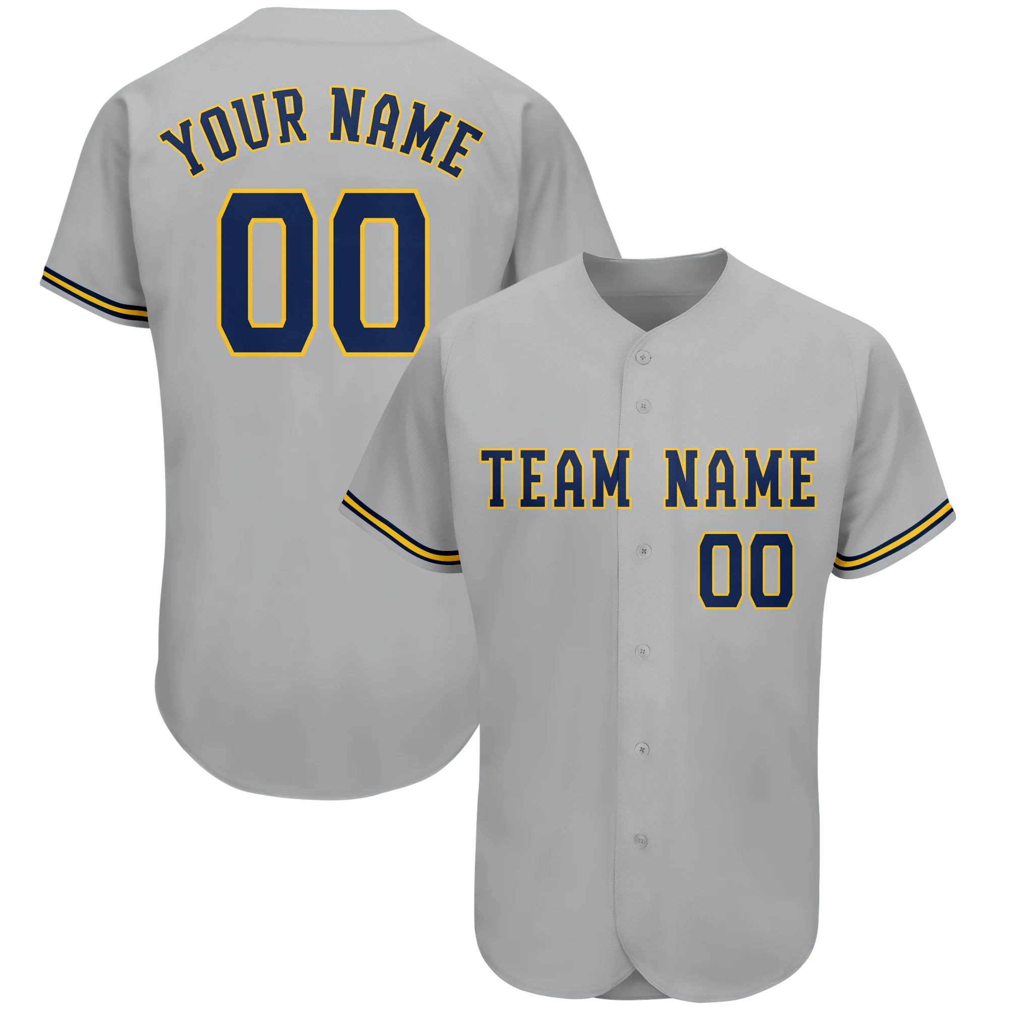 High Quality Baseball Jersey print Team Name/Number  Soft Casual/Athletic Sleeve Sportswear for Men/Lady/Kids Any Colour