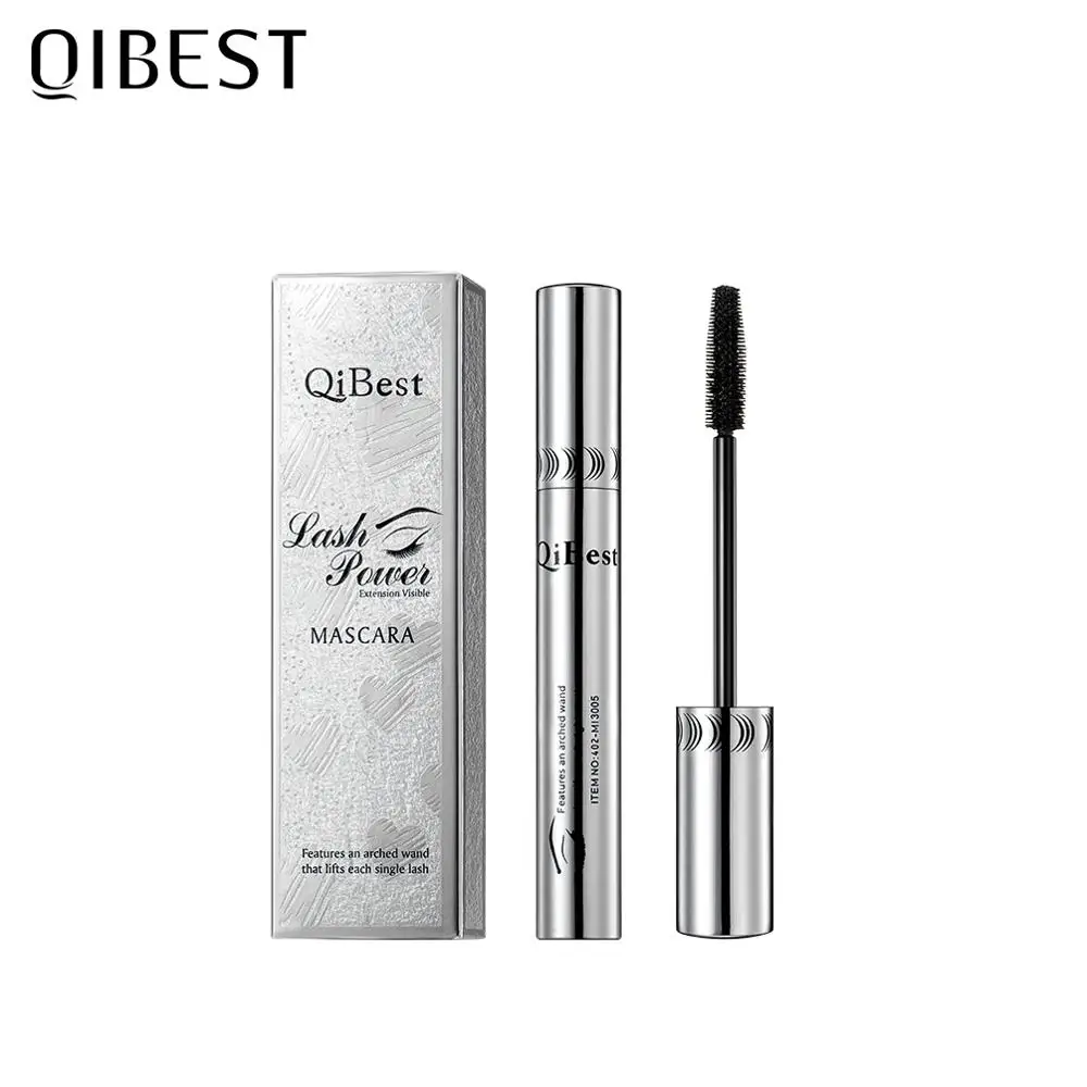 QIBEST Maquillage Mascara Noir 4D Curling Mascara Épais Volume Cils Maquillage Étanche Allongement Mascara Yeux Cosmétiques