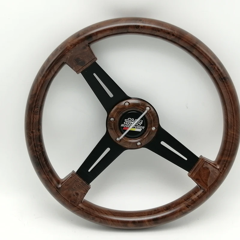 Universal 14 Inch ABS Racing Steering Wheel 350mm Car Modification Peach Wood Sports Steering Wheel  MC-ND20S0318135145